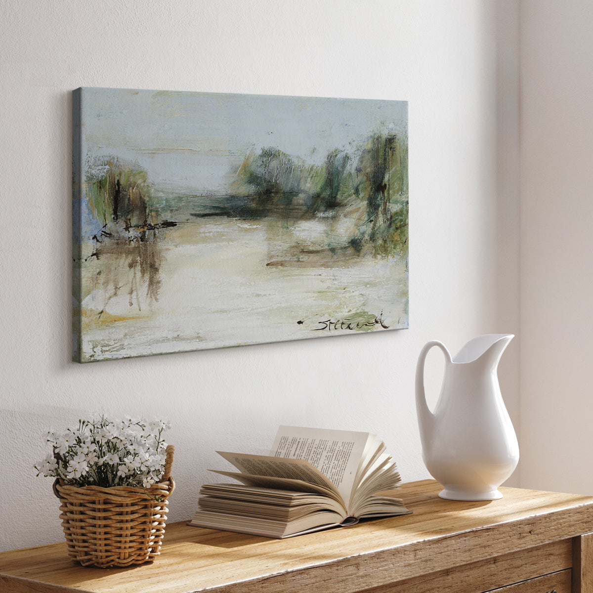 Wintery Horizon III - Canvas Art Print