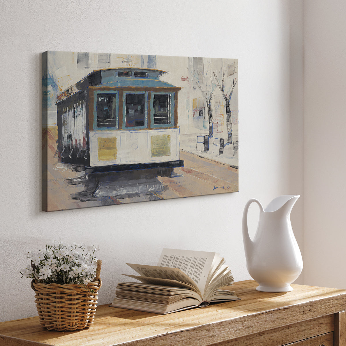 Cable Town - Canvas Art Print