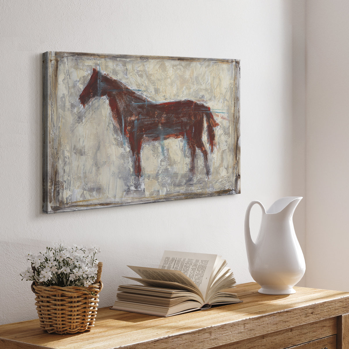 Iron Equine I - Canvas Art Print