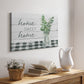 Eucalyptus Home Sweet Home - Canvas Art Print