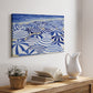 Candy Bowl Prussian Blue - Canvas Art Print