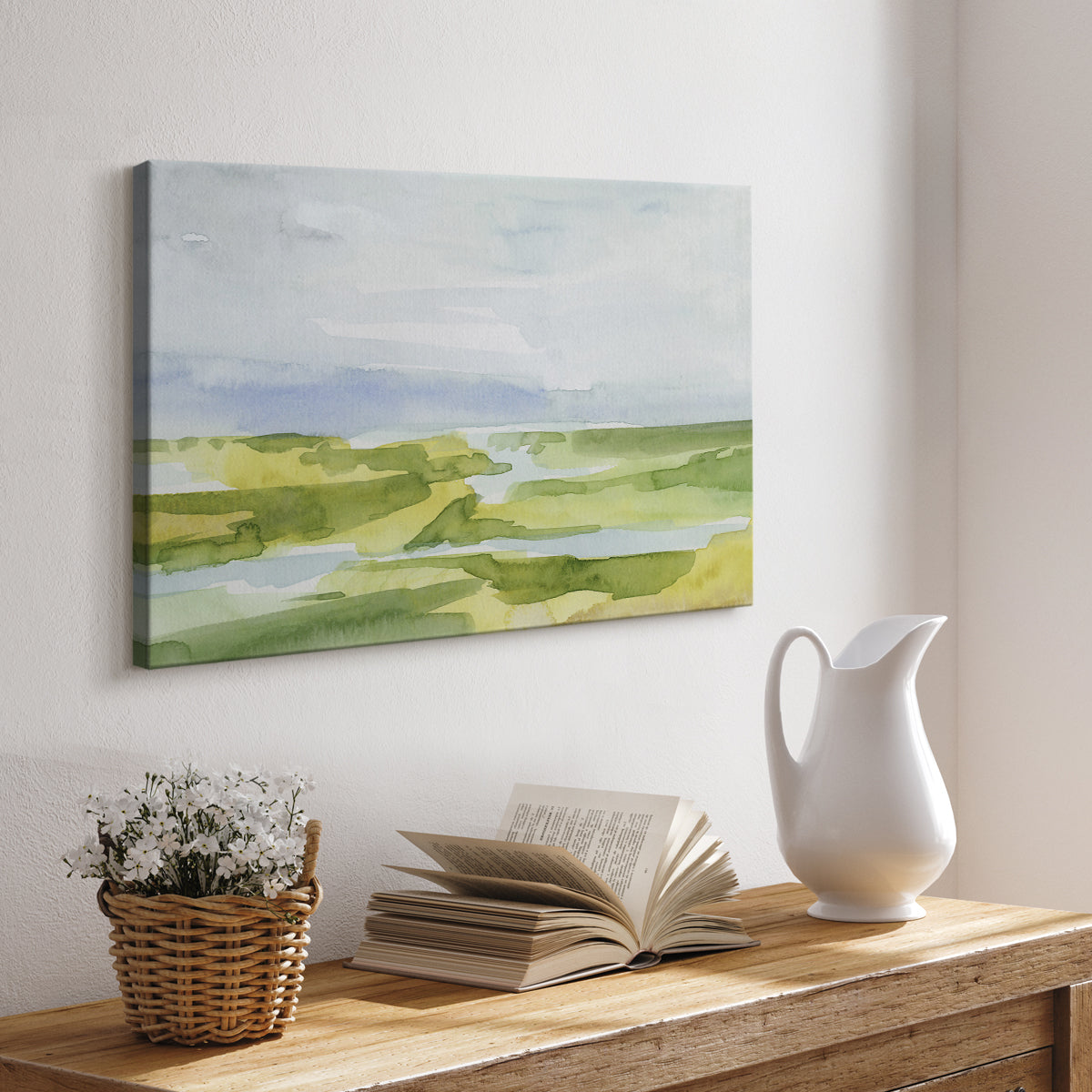 Watery Lowlands III - Canvas Art Print