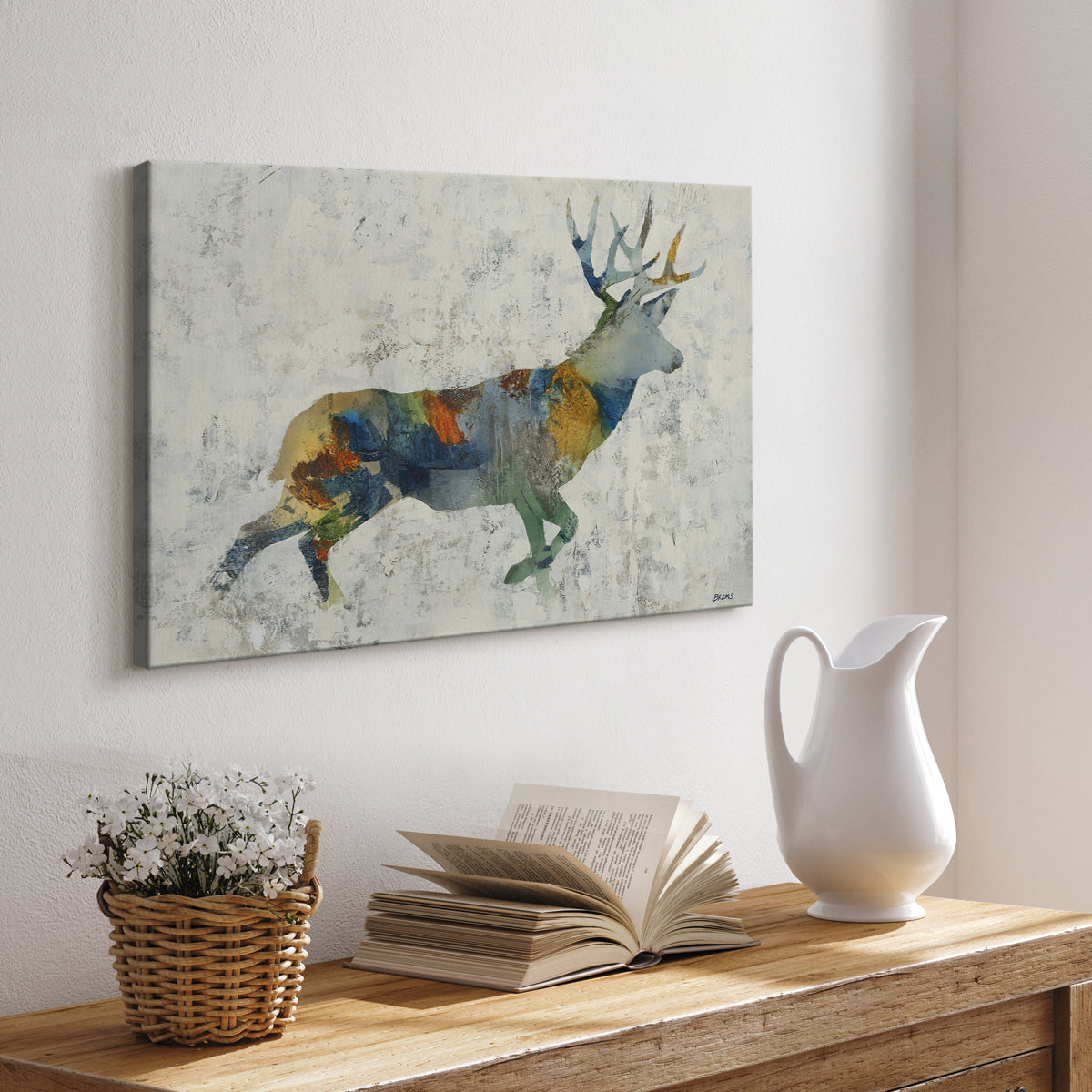 Deer Totem - Canvas Art Print