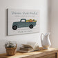 Fresh Sunflowers Truck - Canvas Art Print
