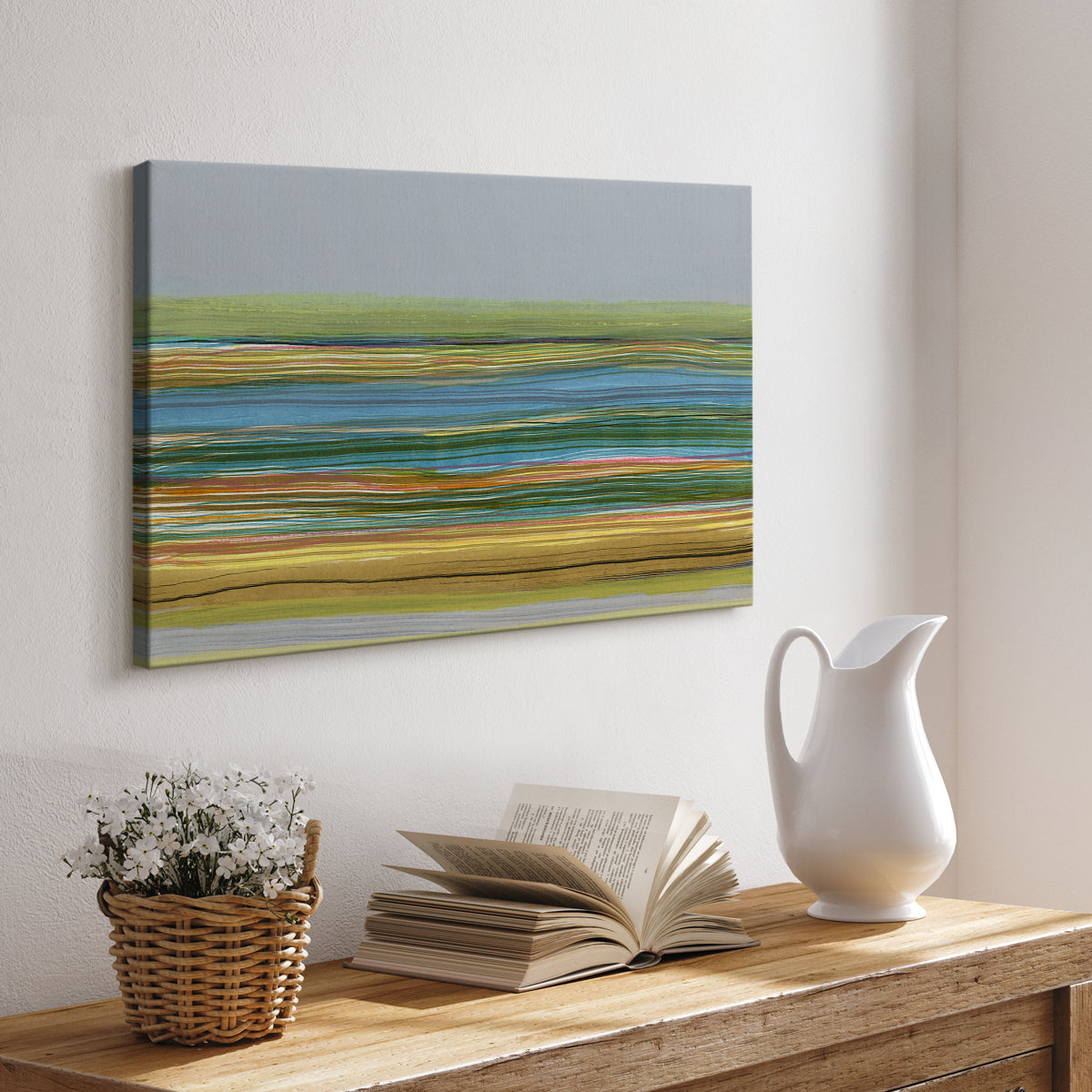 Parallel Striae II - Canvas Art Print