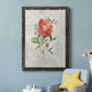 Linen Peony - Premium Canvas Framed in Barnwood - Ready to Hang