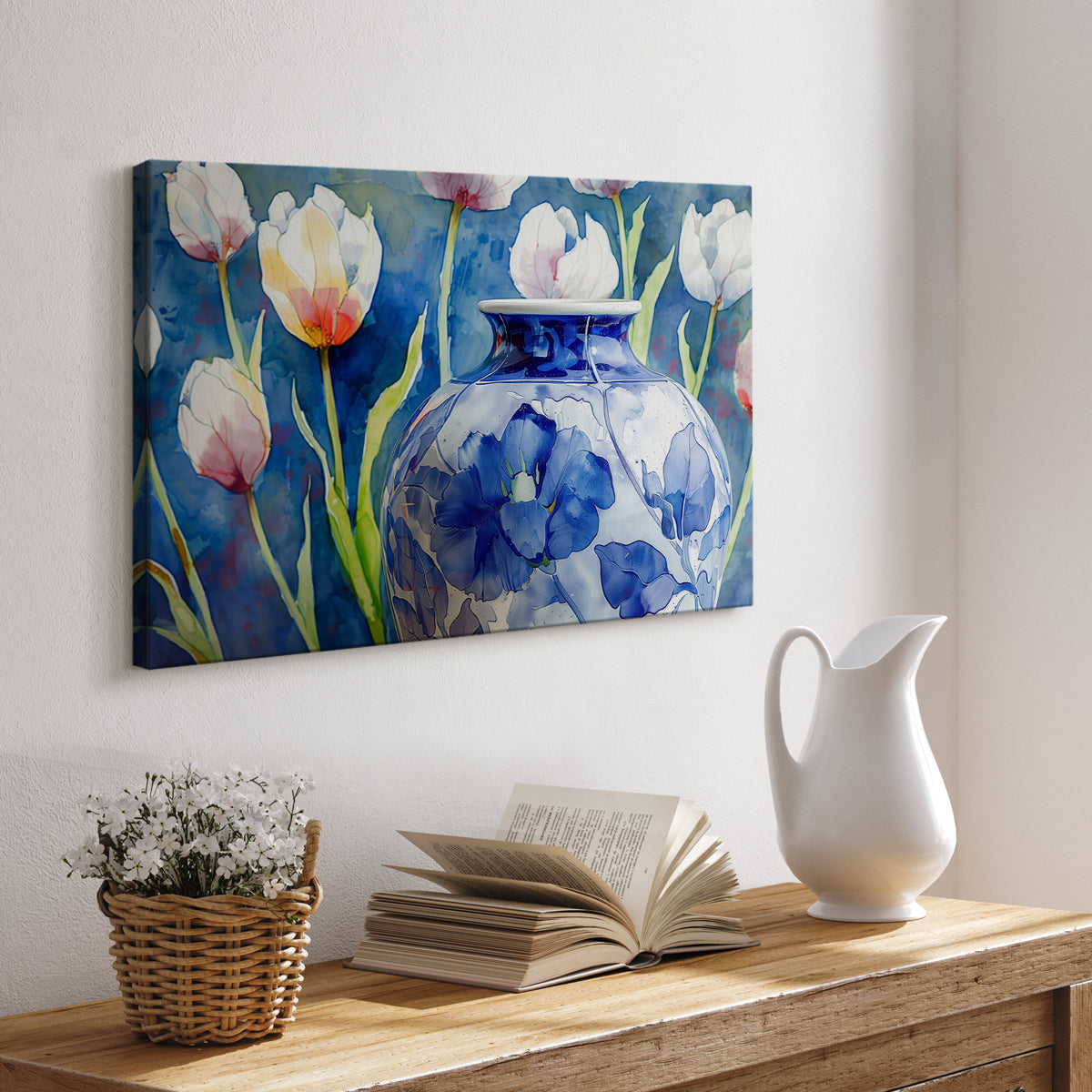Floral Watercolor LII - Canvas Art Print