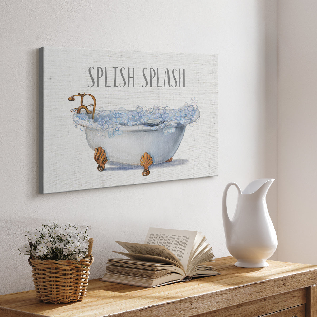 Splish Splash - Canvas Art Print