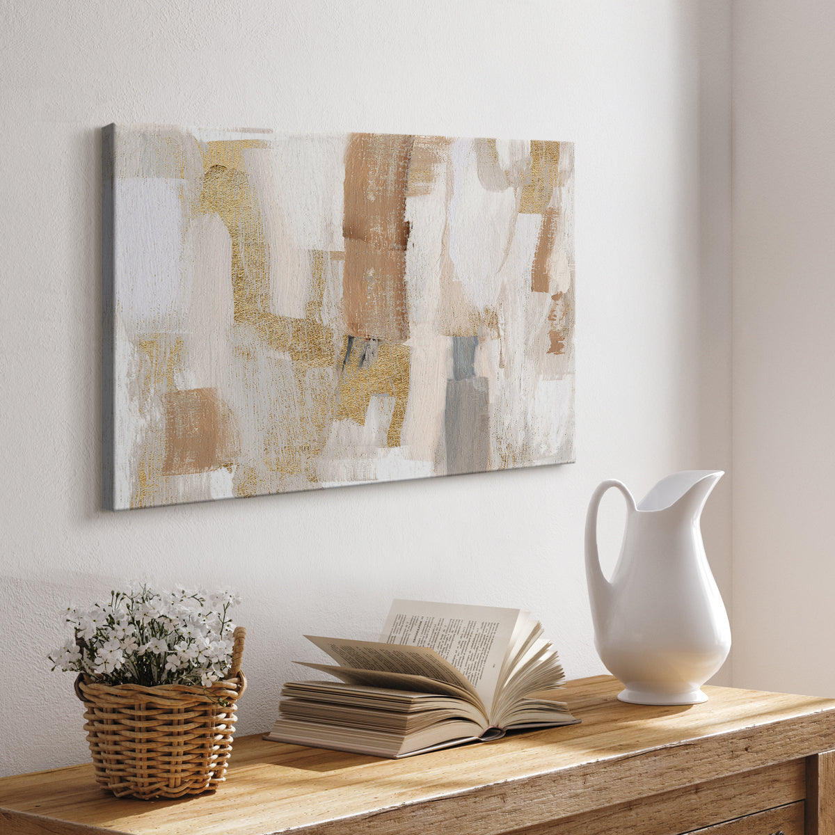 Gold Quartz I - Canvas Art Print