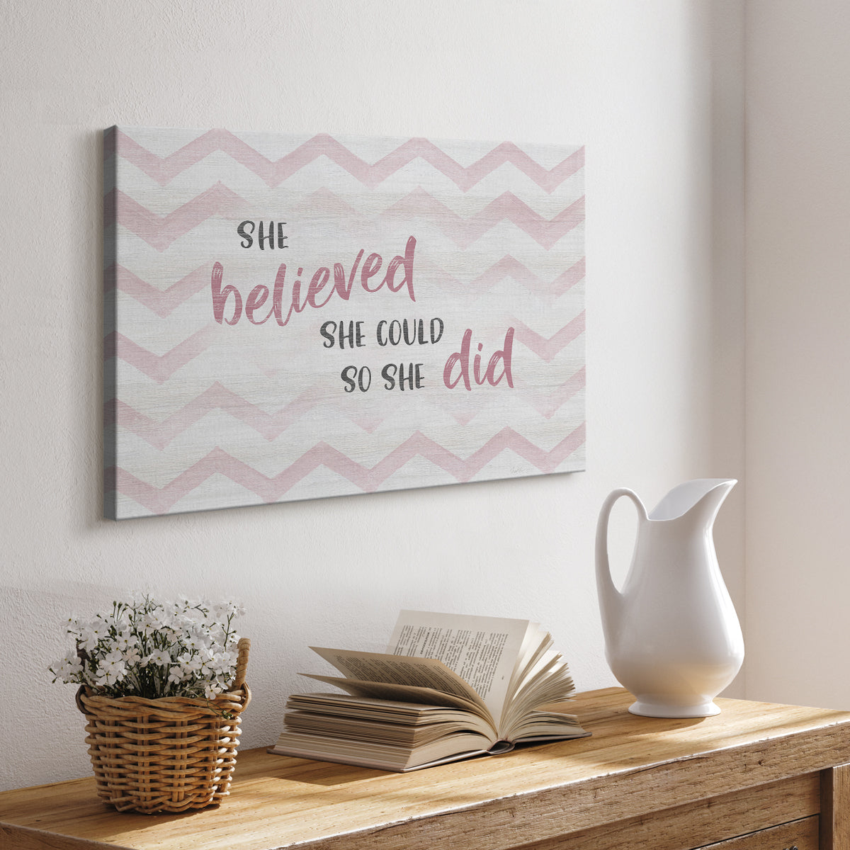 Believed She Could - Canvas Art Print