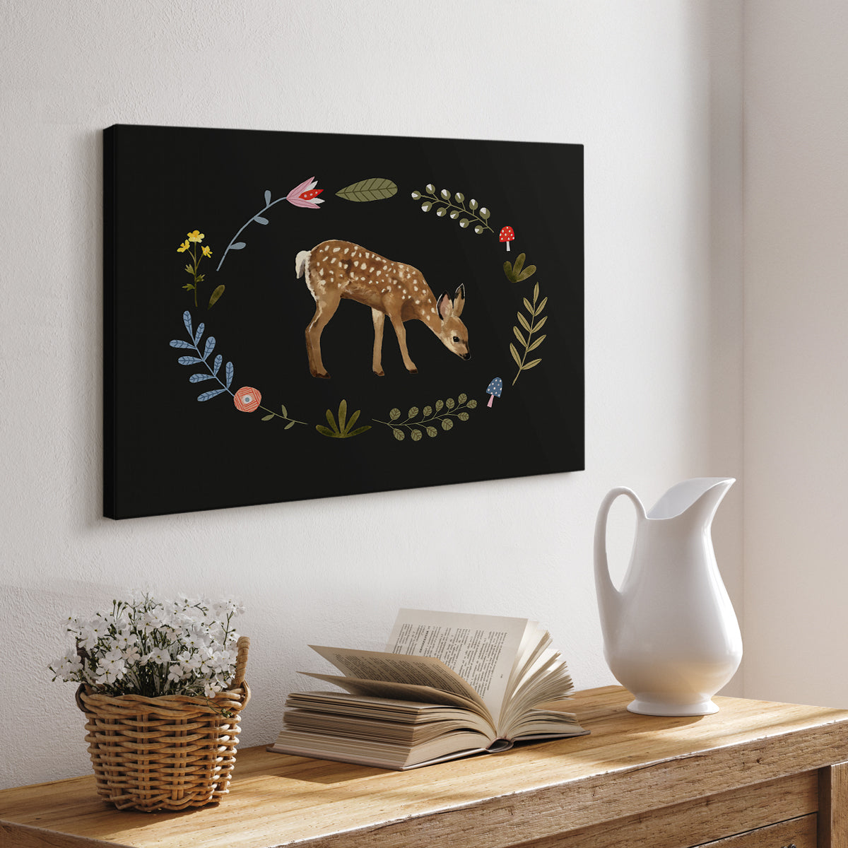 Critter & Foliage III - Canvas Art Print