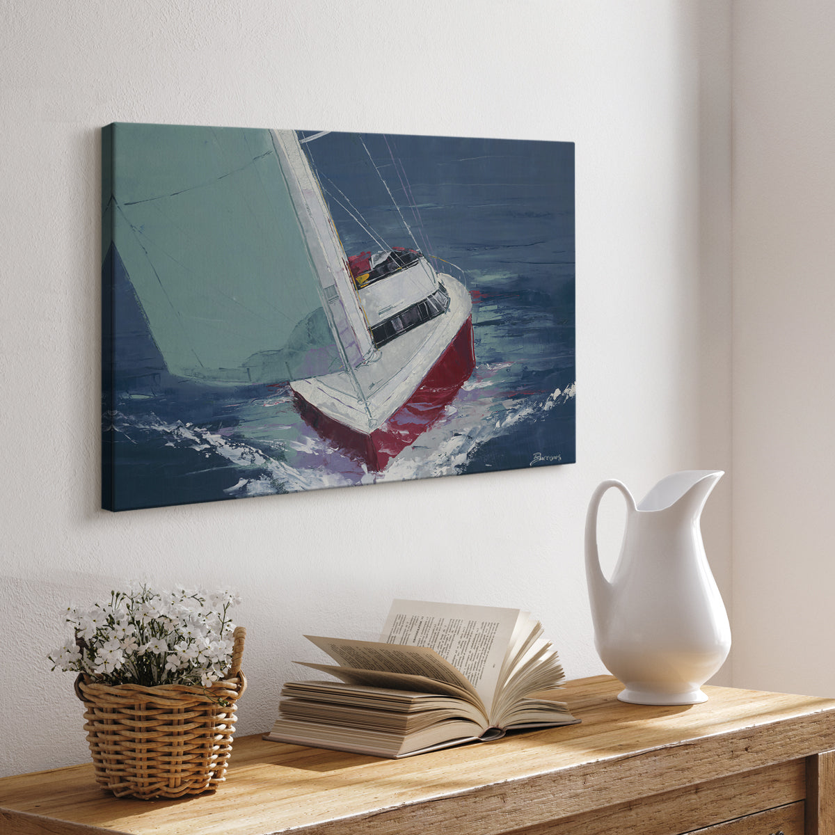 Day Sailing - Canvas Art Print