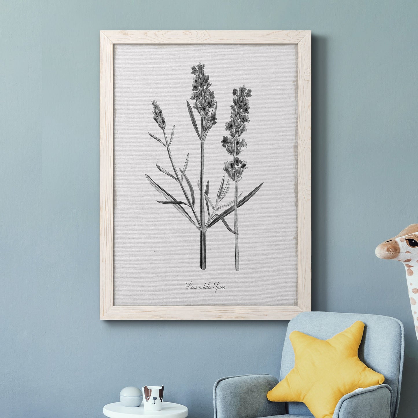 Simply Lavender - Premium Canvas Framed in Barnwood - Ready to Hang