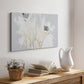 Grey Floral Painting XCIV - Canvas Art Print