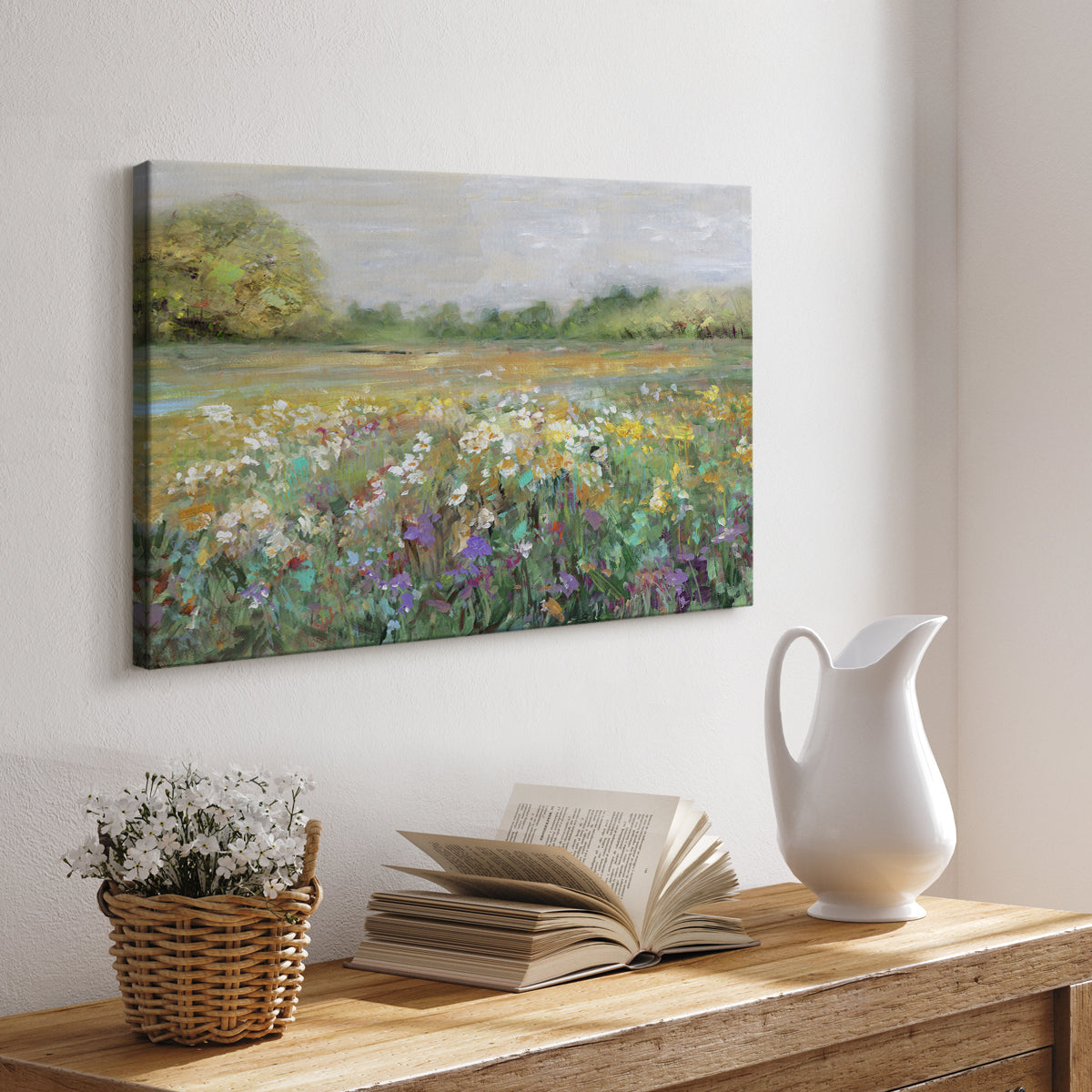 Country Meadow - Canvas Art Print
