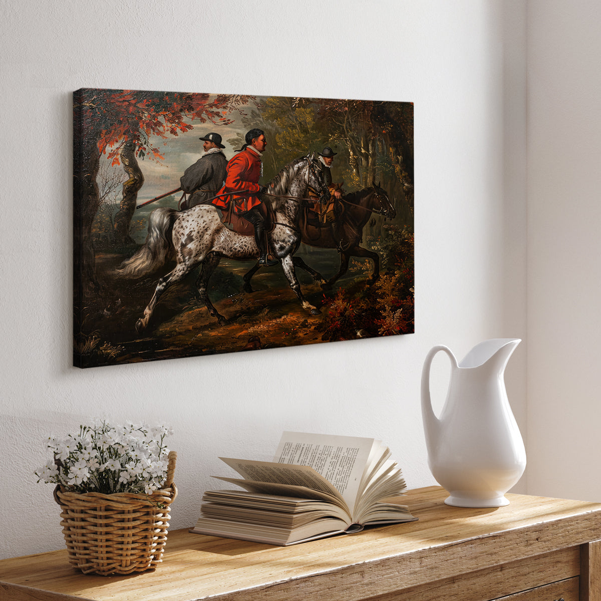 Vintage Hunt LXXVIII - Canvas Art Print