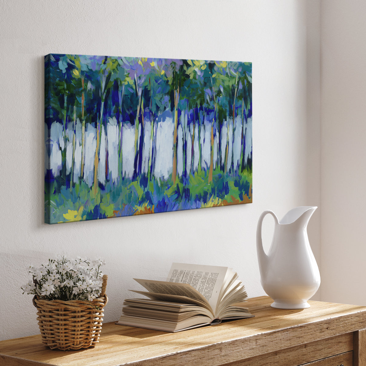 Light Through the Trees - Canvas Art Print