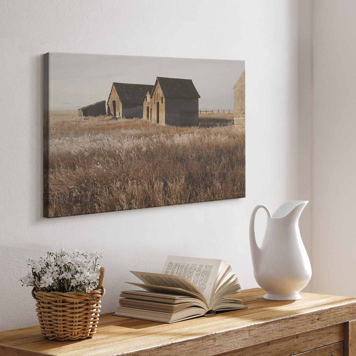 The Old Farm - Canvas Art Print