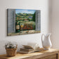 Tuscan White and Poppies - Canvas Art Print