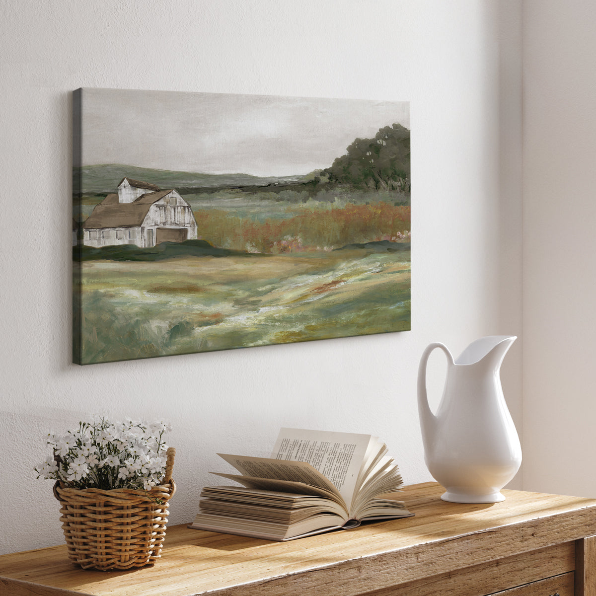 Afternoon on the Farm - Canvas Art Print
