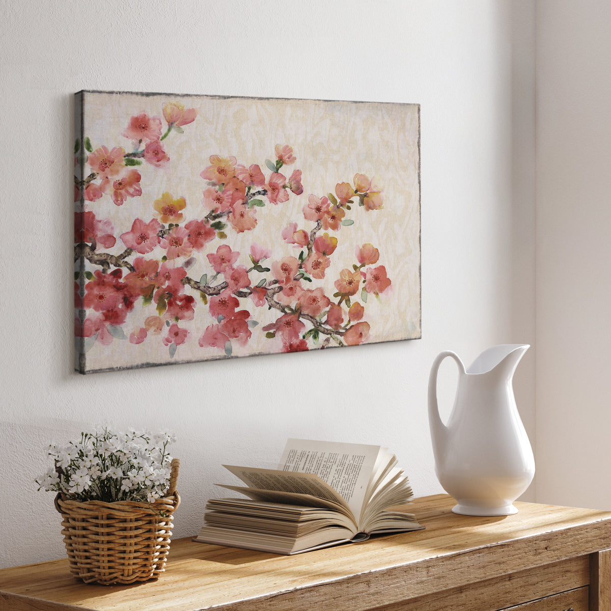 Cherry Blossom Composition II - Canvas Art Print