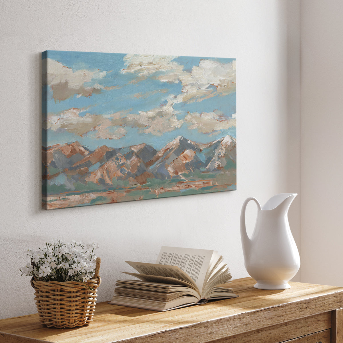 Pastel Western Vista I - Canvas Art Print