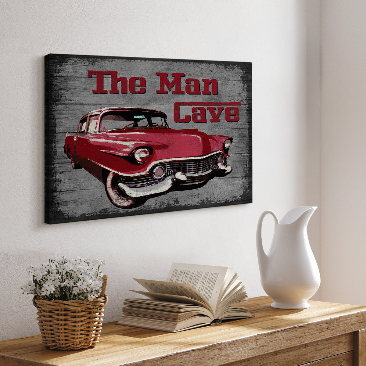The Man Cave - Canvas Art Print
