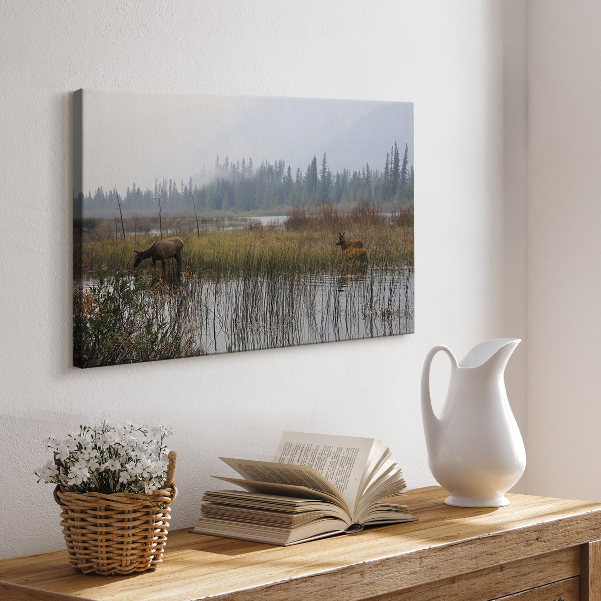Out with the Twins - Canvas Art Print