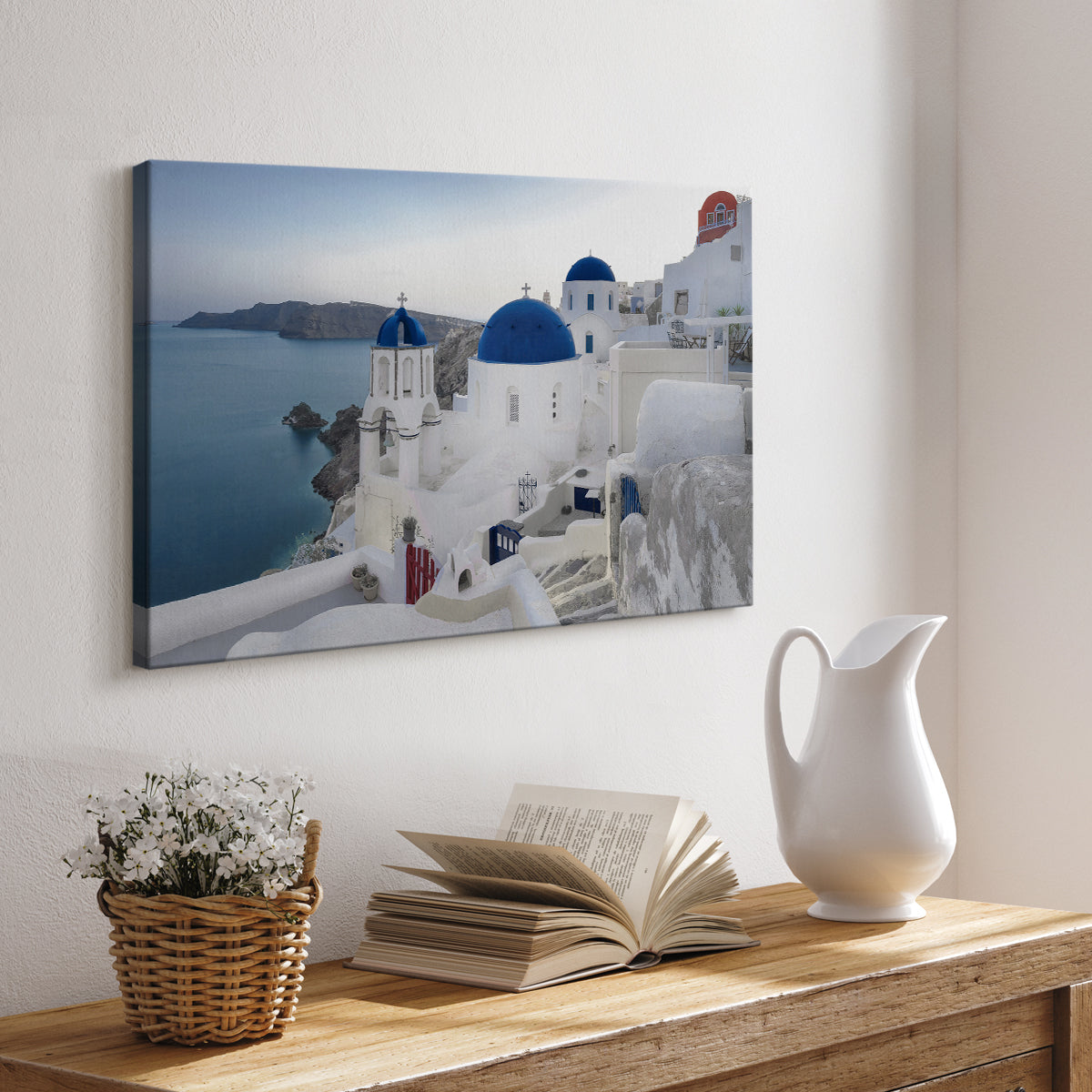 Santorini Sunrise - Canvas Art Print