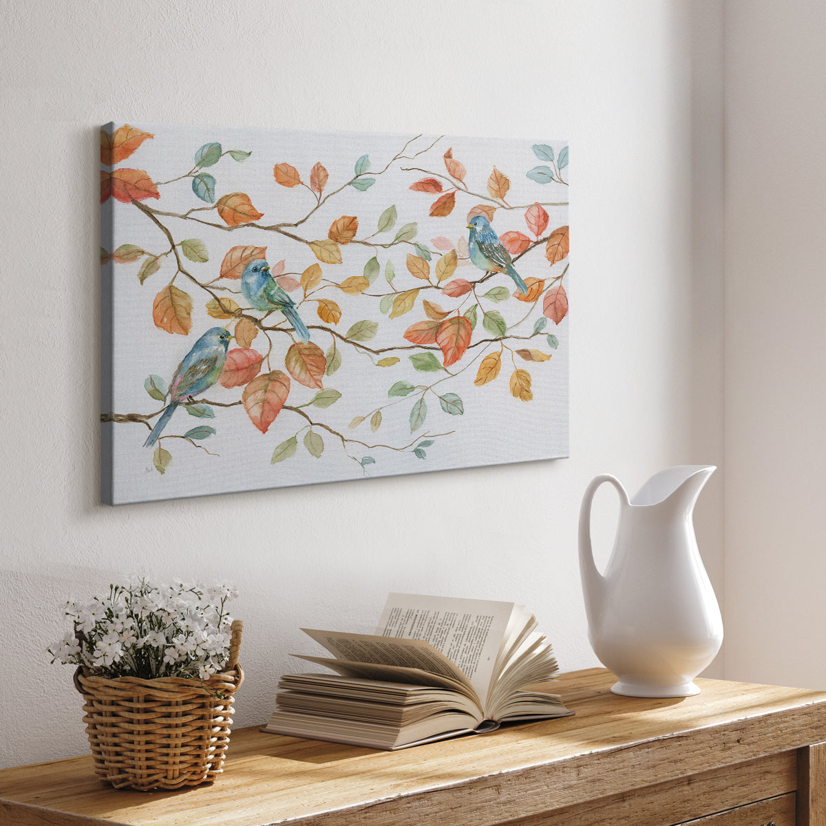 Bird Trio - Canvas Art Print