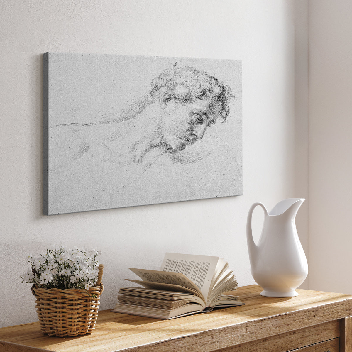 Vintage Sketch LXXVIII - Canvas Art Print
