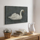 White Swan/Black Swan II - Canvas Art Print
