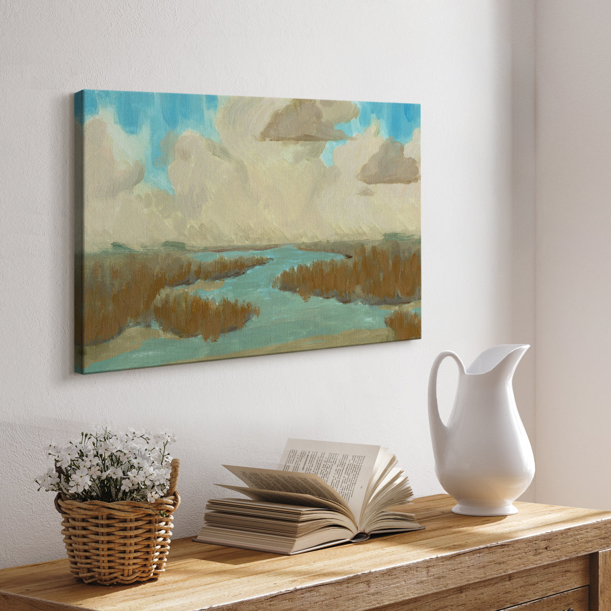 Fripp Island Water I - Canvas Art Print