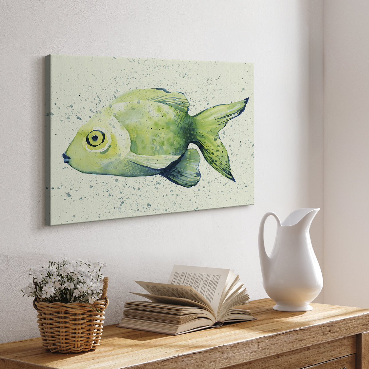 Speckled Freshwater Fish I - Canvas Art Print