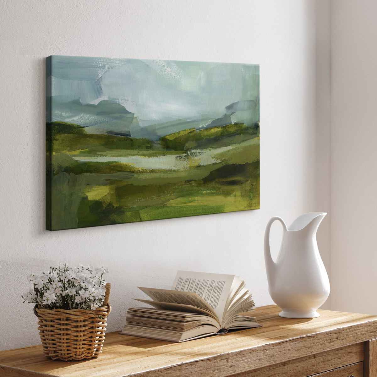 Emerald View III - Canvas Art Print