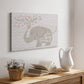 Floral Elephant - Canvas Art Print