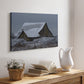 Winter Barn - Canvas Art Print