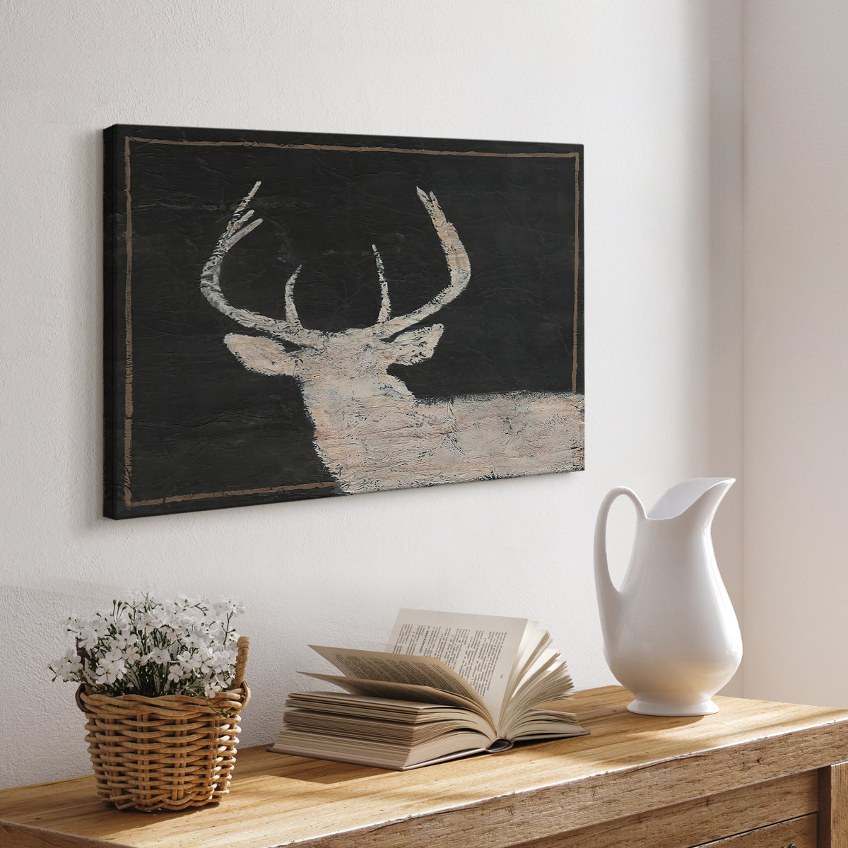 Brow Tine Deer I - Canvas Art Print