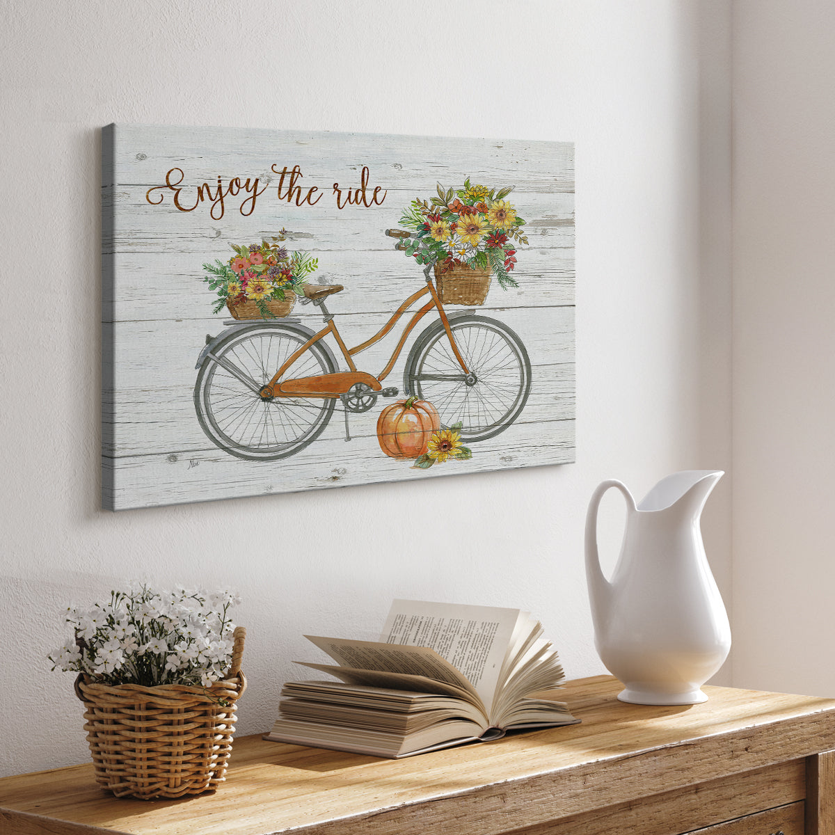 Harvest Bike - Canvas Art Print