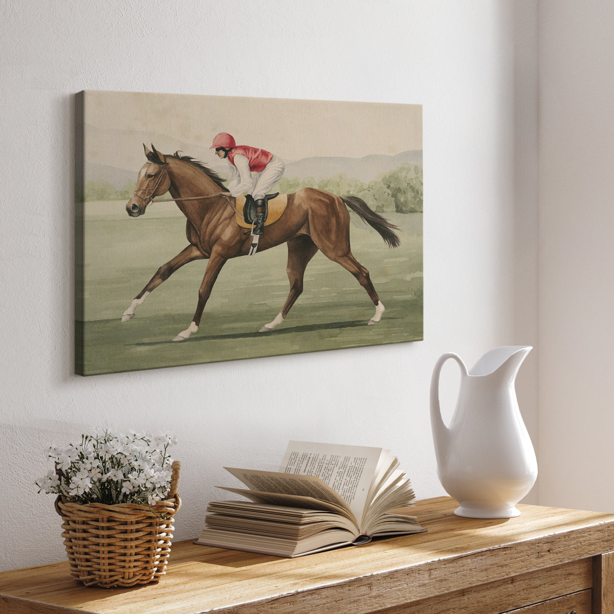 Vintage Equestrian I - Canvas Art Print