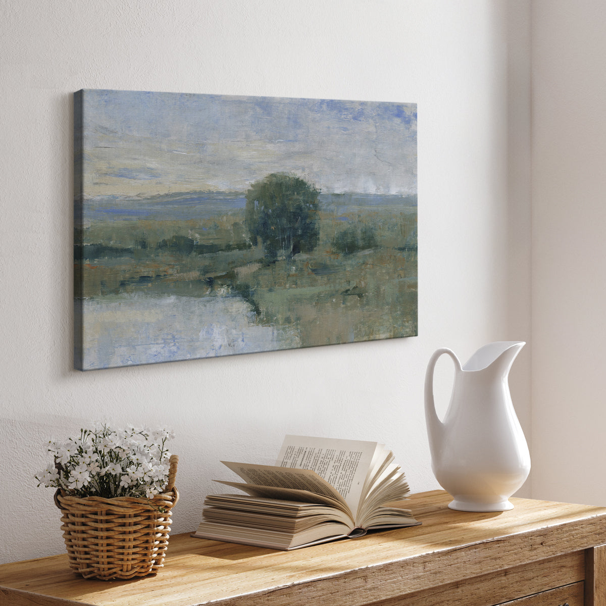 Riverbank Impression II - Canvas Art Print