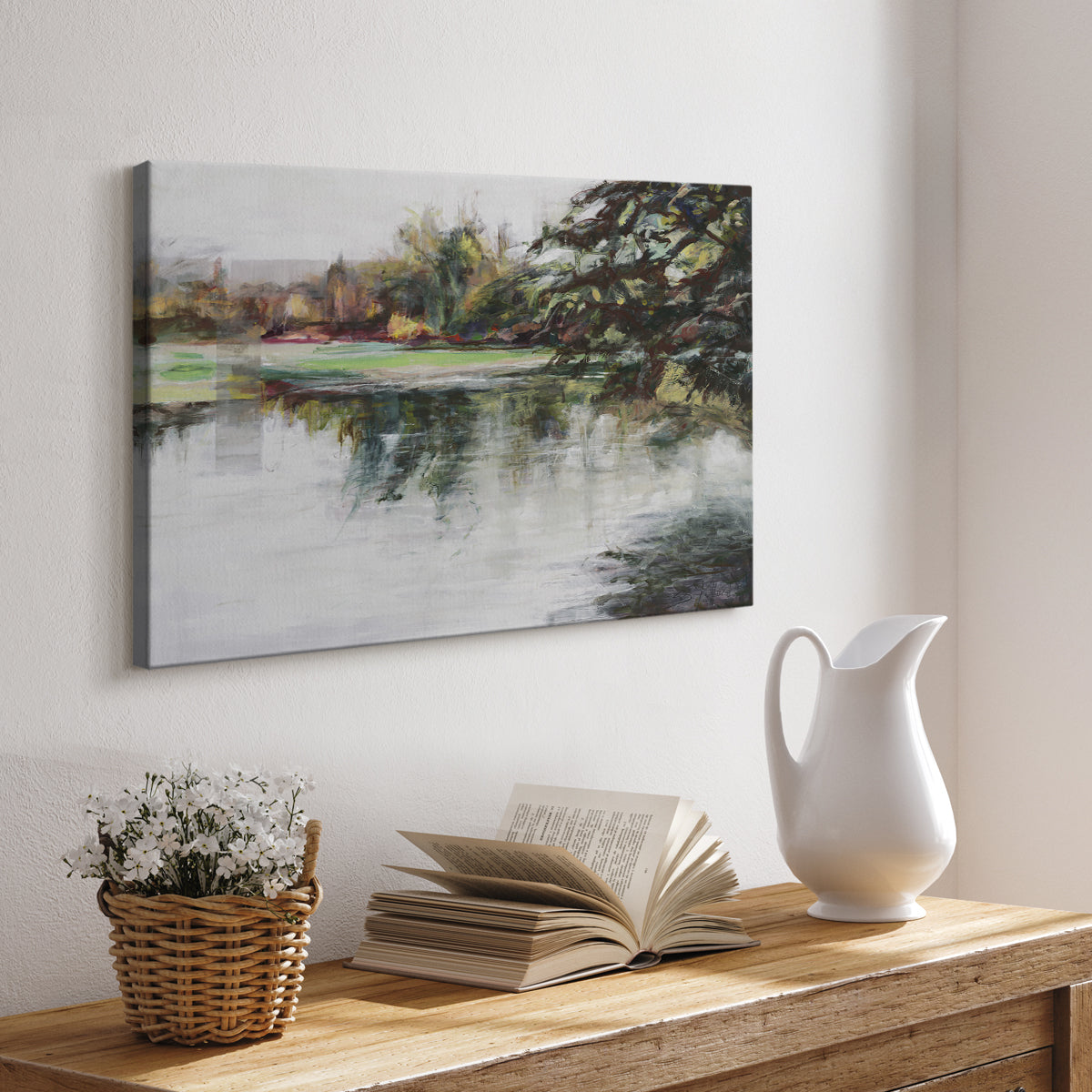 Upon Reflection - Canvas Art Print