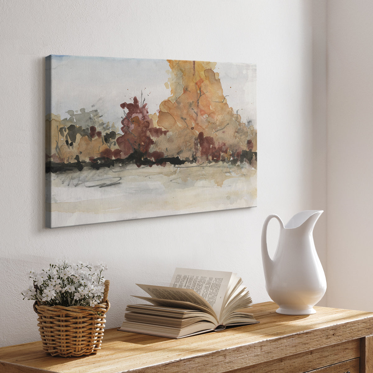 The Autumn View II - Canvas Art Print