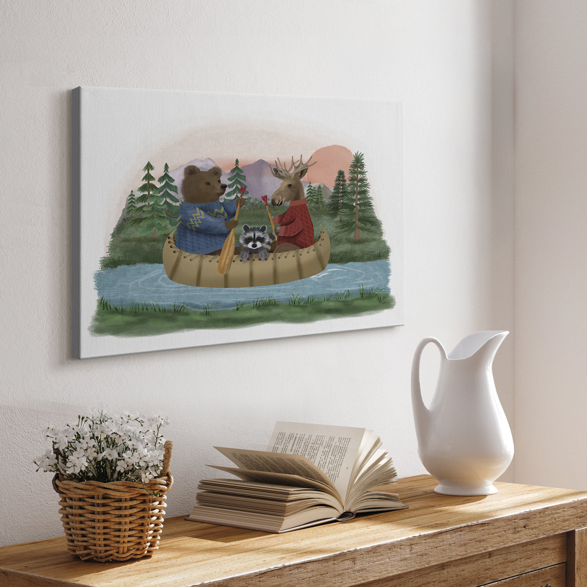 River Trip - Canvas Art Print