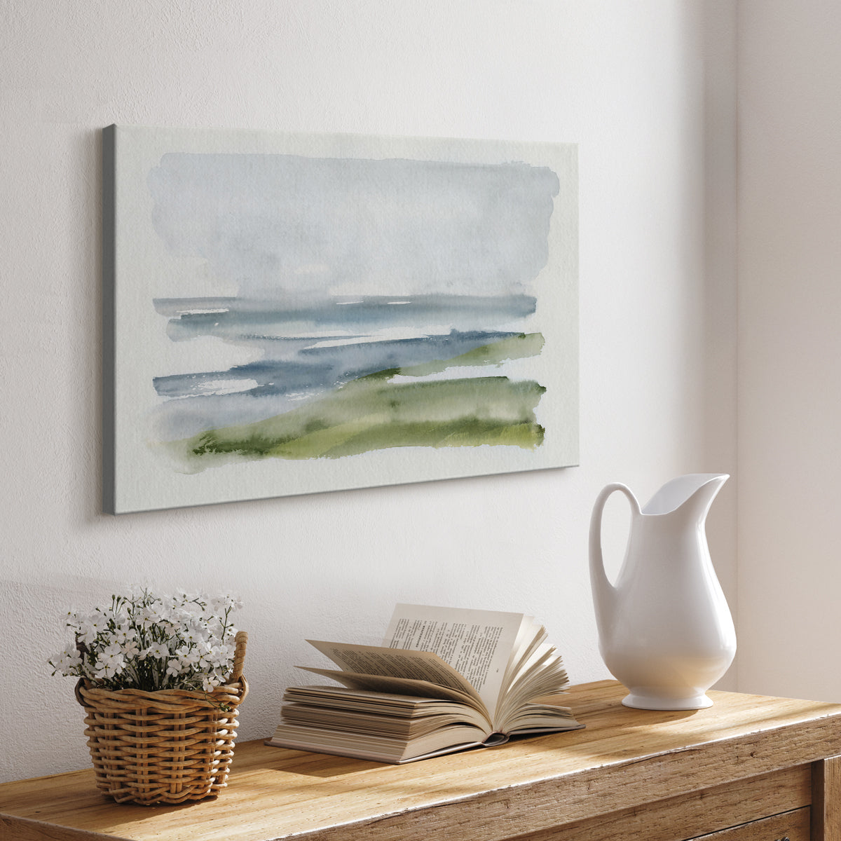 Coastline Splash I - Canvas Art Print