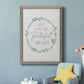 Start Each Day - Premium Canvas Framed in Barnwood - Ready to Hang