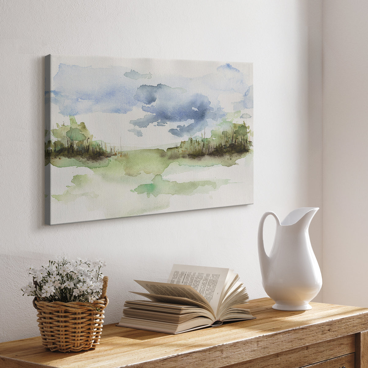 Brush Thickets I - Canvas Art Print