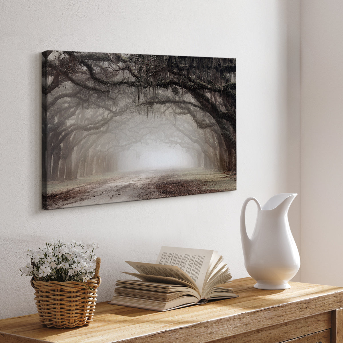 Timeless Plantation Drive - Canvas Art Print