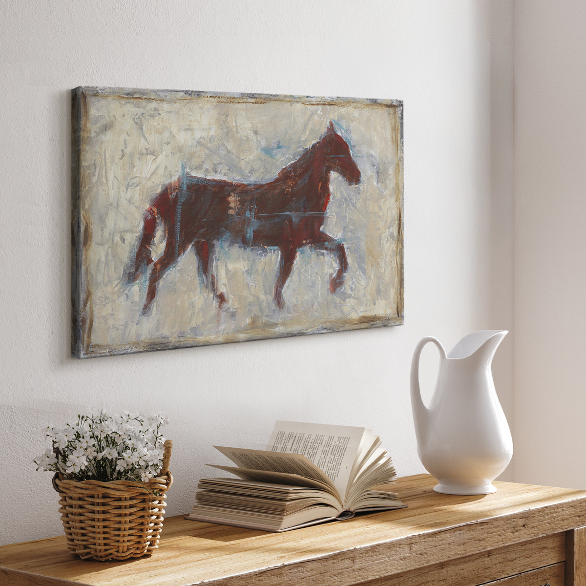 Iron Equine II - Canvas Art Print