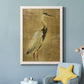 Gold Crane at Dusk I - Premium Canvas Framed in Barnwood - Ready to Hang